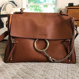 Chloé Faye Day Bag in Tobacco